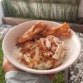 Cooksnap dari Indri Achmad untuk resep Bubur ayam oriental/bubur ayam ala chinese resto