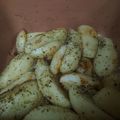 Samantha 's cooksnap of when they made Château Potatoes.