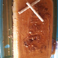 El cooksnap de Laura 🍝🍤 cuando hizo Tarta de turrón con caramelo.