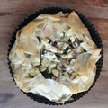 Cooksnap de Lo Reine sur la recette Tarte croustillante aux champignons, courgettes et mozzarella