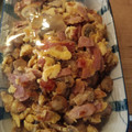 El cooksnap de Ana Isabel G C cuando hizo Revuelto de champiñón con bacon y huevo.