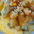 Cooksnap από maria.sfougaristou στη συνταγή Γαριδόσουπα με πατάτα και πράσο