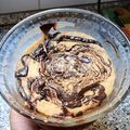 El cooksnap de Fitcat_danny cuando hizo Cheesecake stracciatella al micro.