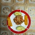 El cooksnap de Giuliana Sornoza cuando hizo Arroz con pollo a la chorrera.
