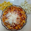 Dipika Bhalla's cooksnap of when they made પાવ ભાજી પાસ્તા.