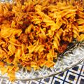 صورة من Ebtehal ، شاركها بعد تجربة وصفة مكرونه اسباغيتي باللحمه والصلصه الحمراء 😋