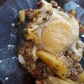 El cooksnap de Macarena cuando hizo Salteado de verduras con carne molida y huevos.