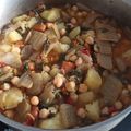 El cooksnap de José cuando hizo Garbanzos con acelgas.
