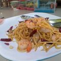 รูป Cooksnap ของ Sunisa Banthaothuk เมื่อเขาทำ พาสต้าโฮลวีทปลาดอลลี่+กุ้งผัดกระเทียมคลีน