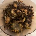 El cooksnap de Eduardo Agudo Alba cuando hizo Alcachofas con ajos tiernos y gambones.