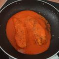 El cooksnap de Iris Redondo De Álvaro cuando hizo Rape con salsa de pimientos rojos.