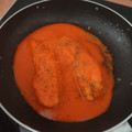 El cooksnap de Iris Redondo De Álvaro cuando hizo Rape con salsa de pimientos rojos.