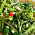 รูป Cooksnap ของ ต่อต่อ เมื่อเขาทำ ผัดผักบุ้งไฟแดง