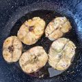 El cooksnap de Nani Sanxez cuando hizo Rodajas de merluza con salsa verde.