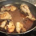 El cooksnap de Gloria Castillo cuando hizo Pollo al ajillo.