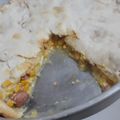 El cooksnap de Dario cuando hizo Tarta de choclo y salchichas.