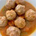 El cooksnap de Marieta cuando hizo Albóndigas a la jardinera.