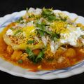 Miti Mankad 's cooksnap of when they made છોલે ટિક્કી ચાટ(Chole tikki Chaat Recipe in Gujarati).