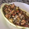 El cooksnap de Lorena Sanchis cuando hizo Calabacines luna rellenos.