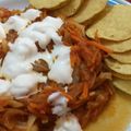 El cooksnap de Carmen Palomino cuando hizo Tinga de Zanahoria y Col.