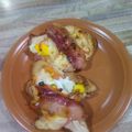 El cooksnap de Franco Law cuando hizo Pechugas rellenas jamón y queso de máquina+ salsa blanca 👌😋.