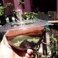 Cooksnap dari Risma D. Rahayu untuk resep BROWKAT lumer (brownies + avocado mousse + chocolate ganache) no mixer #BrowniesAlpukat