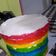 Cooksnap dari Herna Noviyanti untuk resep Rainbow Cake Kukus Ny.Liem (Tart Ultah Tema Baby Shark)