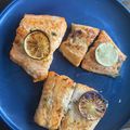 El cooksnap de Laura McCullough cuando hizo Salmón con papas y vegetales en queso cremoso.
