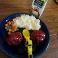 mcwesterman's cooksnap of when they made Mini meatloaf!.