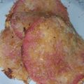 El cooksnap de Tatii LV cuando hizo Jamón y queso empanisado (milanesa de jamón).