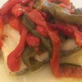 El cooksnap de Marieta cuando hizo Bacalao con verduras en papillote.