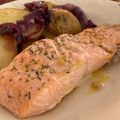 El cooksnap de Irene-Guirao cuando hizo Salmón exprés Lékué.