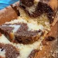 El cooksnap de Luna Omastott cuando hizo Budín marmolado de naranja y cacao hecho en savarín.