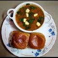 Jhanvi sinha का कुकस्नैप जब उन्होंने पाव ब्रेड भाजी (pav bread bhaji recipe in Hindi) बनाया था।