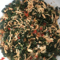El cooksnap de Angélica Bravo cuando hizo Acelgas entomatadas con pollo.