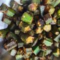 Sabiya Kahan 's cooksnap of when they made क्रिस्पी मसाला भिंडी (crispy masala bhindi recipe in hindi).