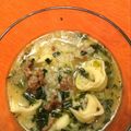 Esther Denson's cooksnap of when they made Sausage & Cheese Tortellini Soup.