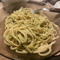 El cooksnap de antonella eberle cuando hizo Fideos al pesto de albahaca 🌿.