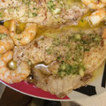 El cooksnap de Carlos Torres cuando hizo Salmón con gambas en ajada.