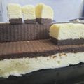 Cooksnap dbie93 semasa beliau membuat Kek lapis horlick.
