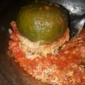 El cooksnap de Cintia Dominguez cuando hizo Zapallitos Verdes Rellenos En salsa de tomate.