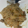 El cooksnap de Carmen ramos barea cuando hizo Fideos de arroz con ternera y vegetales.