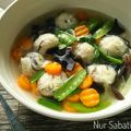 Cooksnap dari Nur Sabatiana untuk resep Sop baso rambut & jamur kuping