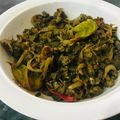 Zobia Sajjad's cooksnap of when they made Bhindi pyaza 😋.