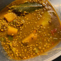 El cooksnap de Irene-Guirao cuando hizo Lentejas con calabaza.