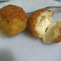 El cooksnap de Luciana Barbieri cuando hizo Torrejitas de arroz rellenas de queso.