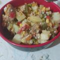 El cooksnap de Diosa K J Guazzini cuando hizo Carbonada exprés.