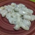 El cooksnap de Asisoyyo cuando hizo Ñoquis al roquefort con albahaca.