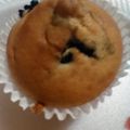Abby's cooksnap of when they made Blueberry muffins.