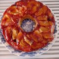 El cooksnap de Claudia Velazco cuando hizo Torta de manzanas invertida.